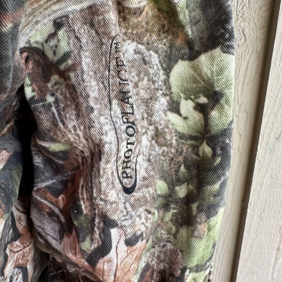 Brents Outdoors Shirt Mens L Button Up Camouflage Hunting Outdoor Brush Popper - Picture 4 of 7